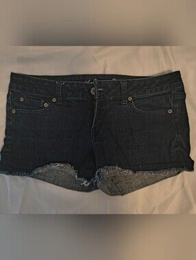 American Eagle Outfitters Dark Indigo Denim Shorts